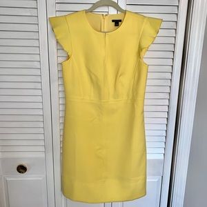 Ann Taylor Yellow Shift Dress